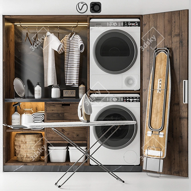 Laundry Decor Bundle - Gorenje 3D model image 1