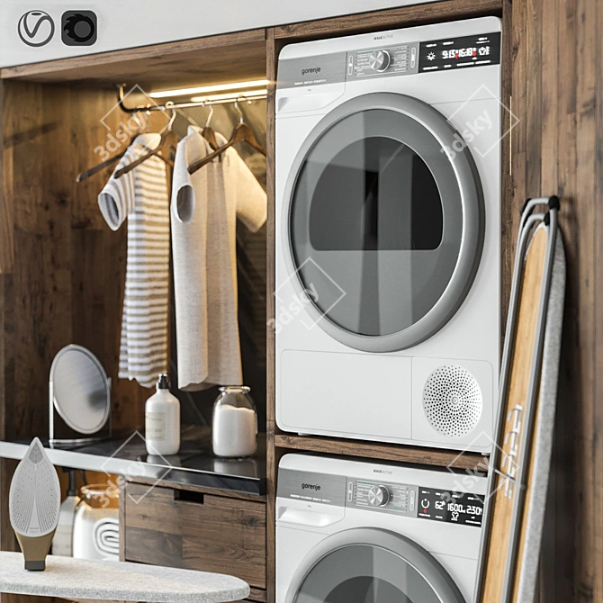 Laundry Decor Bundle - Gorenje 3D model image 2