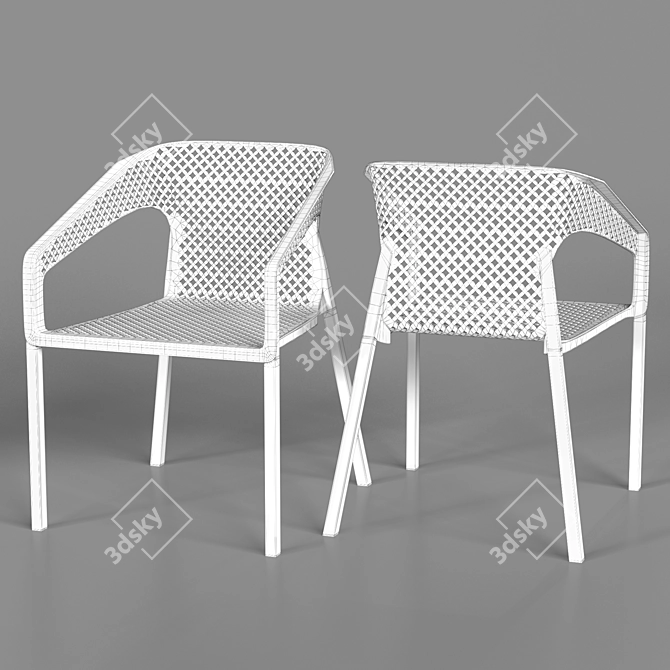 Stylish BC-8313 Chairs: Perfect for Any Space 3D model image 2