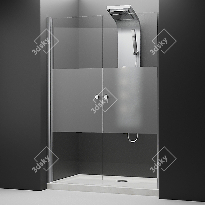 Radaway Shower Cabins Set + Appliances 3D model image 3