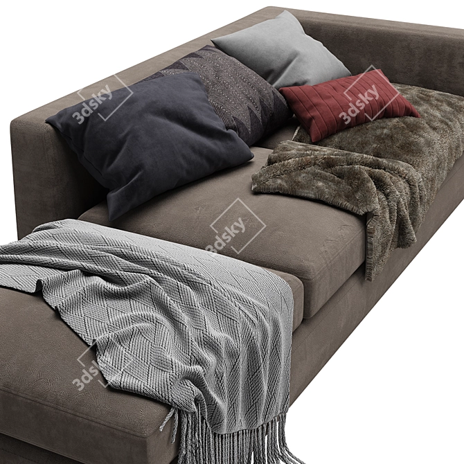 Elegant Otium Maxalto Sofa 3D model image 2