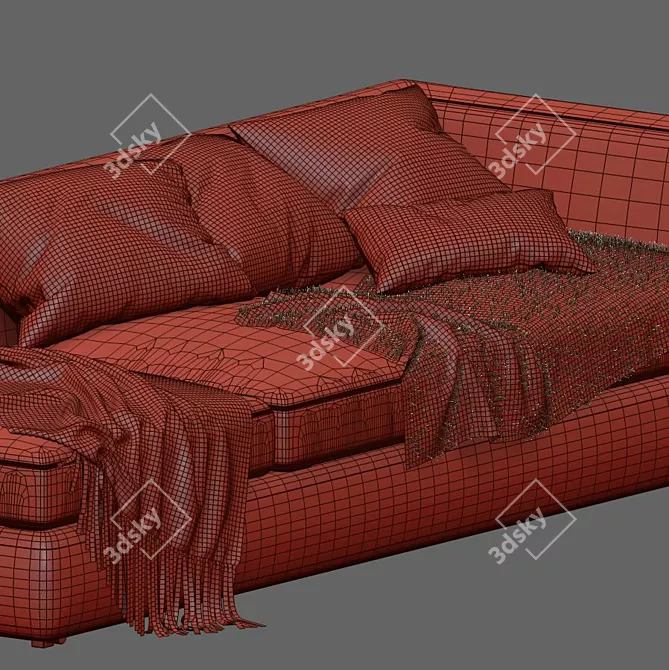 Elegant Otium Maxalto Sofa 3D model image 3