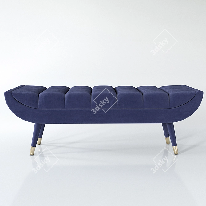 Centennial Elegance Bench 3D model image 2