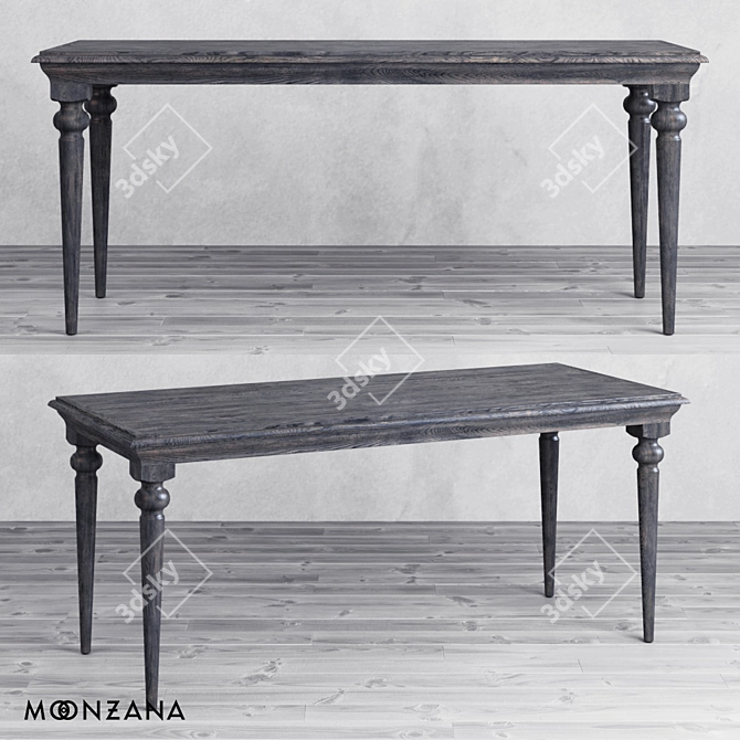 Rhineland Oak OM Table 3D model image 1