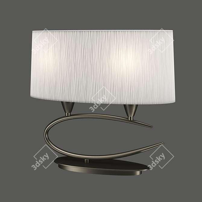 Elegant Lua Table Lamp OM 3D model image 1