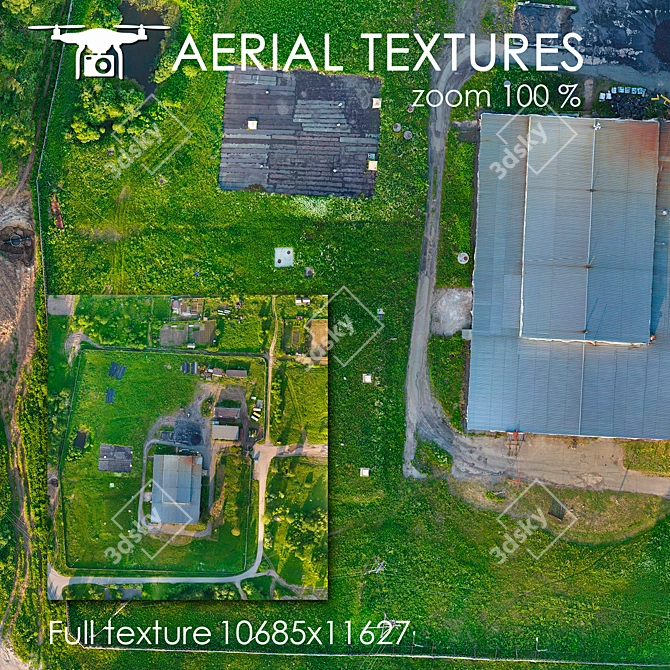 Aerial Texture for Exteriors 3D model image 1