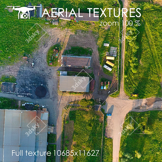 Aerial Texture for Exteriors 3D model image 2