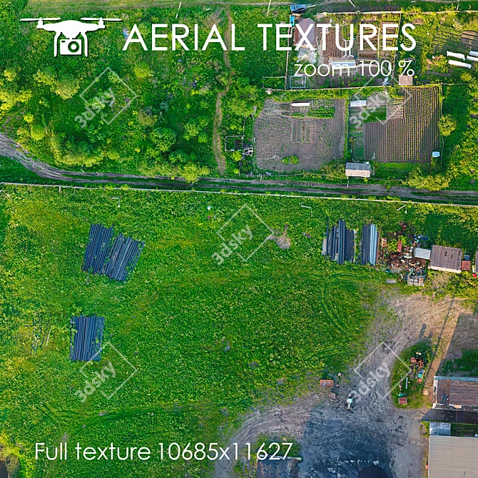 Aerial Texture for Exteriors 3D model image 3