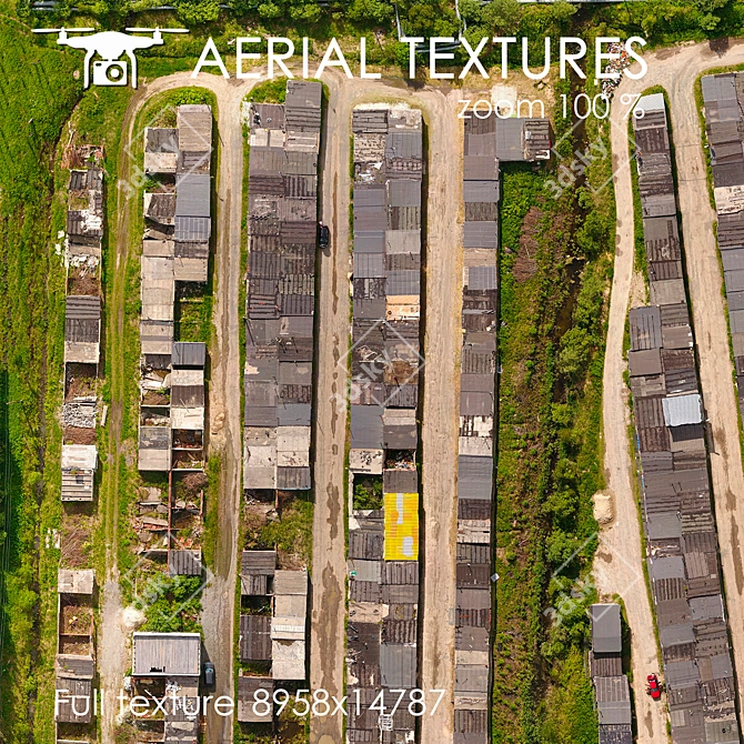 Aerial Exterior Texture 3D model image 3