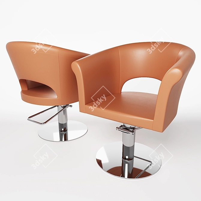 Takara Belmont Arco Styling Chair 3D model image 1