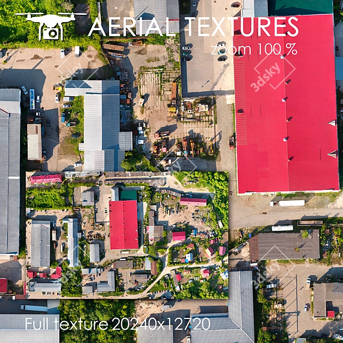  Aerial Sector Texture 273 3D model image 1