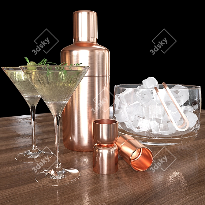 Elevate your Martini Experience 3D model image 1