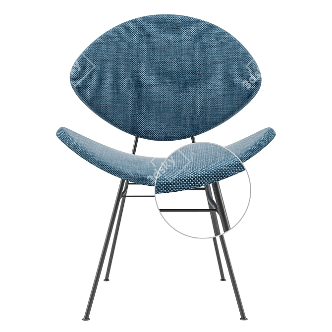 Timeless Fishnet Chair 3D model image 1