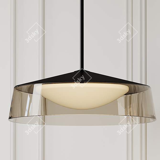 Masque Grande Pendant: Contemporary Lighting by Tech Lighting 3D model image 2