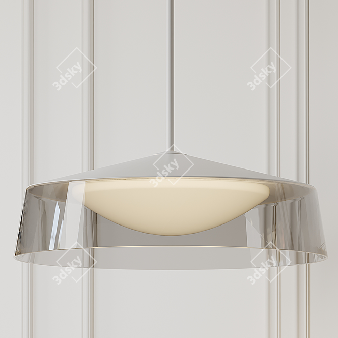 Masque Grande Pendant: Contemporary Lighting by Tech Lighting 3D model image 3