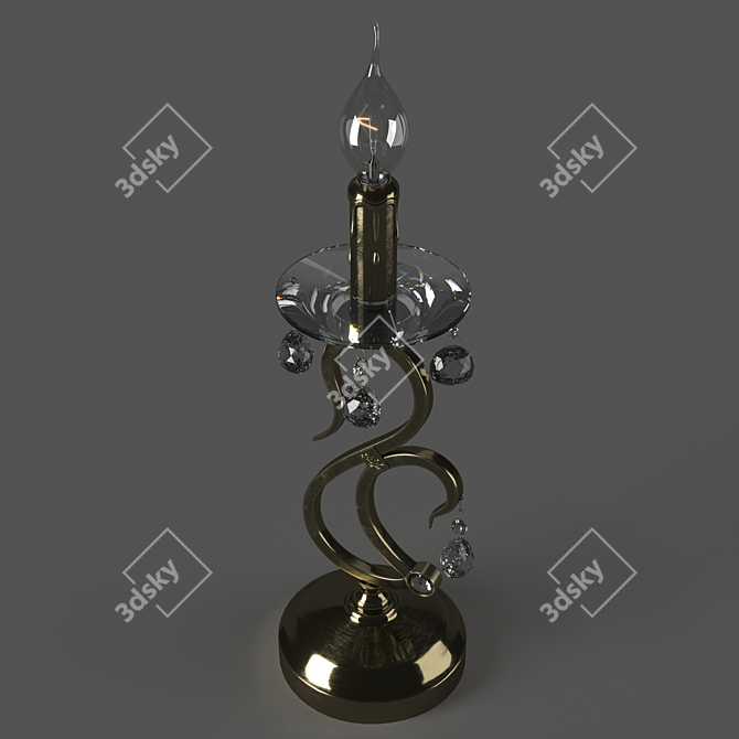 Modern Eurosvet Ernin Table Lamp 3D model image 2