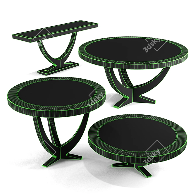 Eichholtz Umberto Tables: Style and Elegance 3D model image 3