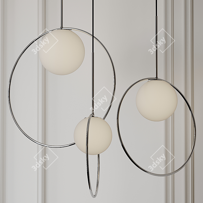 Halo Glow LED Pendant - Pablo Designs 3D model image 3