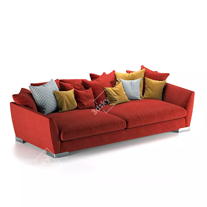 Modern Furman Divan - Bronx 3D model image 2