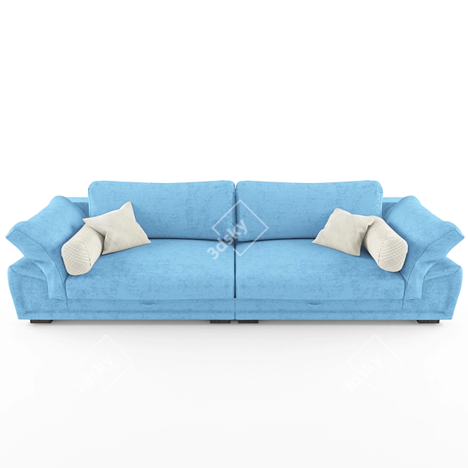 Majestic Mozart Sofa: Timeless Elegance 3D model image 1