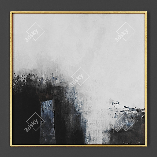 Elegant Frame for Art 3D model image 1