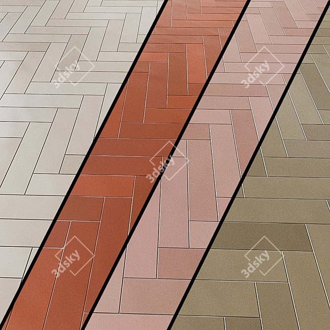 EQUIPE STROMBOLI Porcelain Tile 3D model image 2