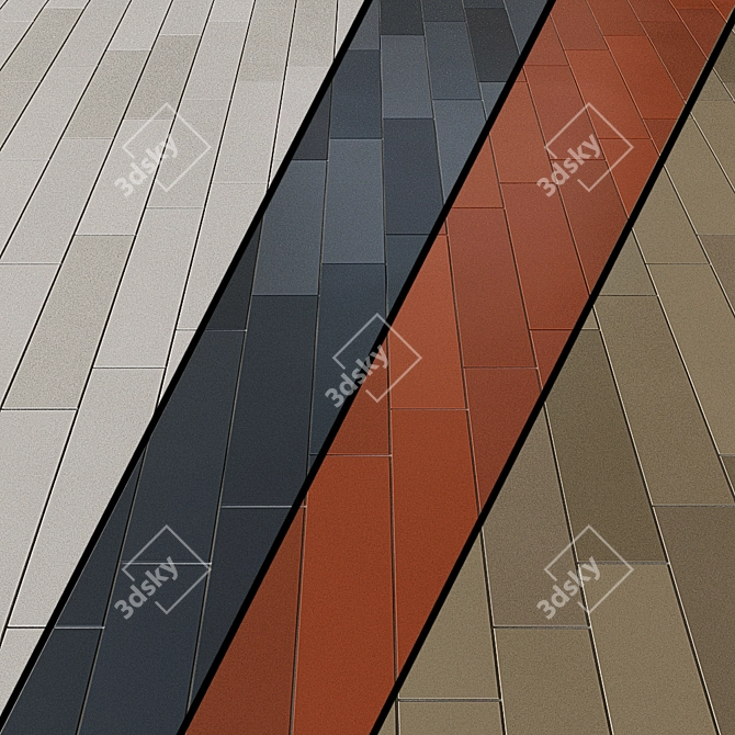 EQUIPE STROMBOLI: Elegant Ceramic Tiles 3D model image 2