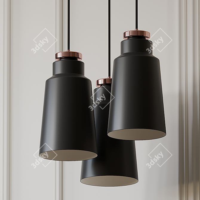 Versanora Stile Bell Pendant 3D model image 1