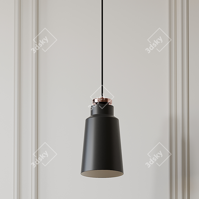 Versanora Stile Bell Pendant 3D model image 2