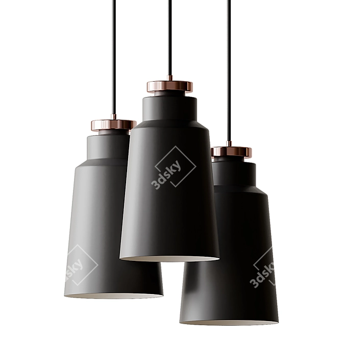 Versanora Stile Bell Pendant 3D model image 5