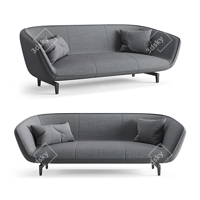 Modern Benedict Sofa RoveConcepts 3D model image 1