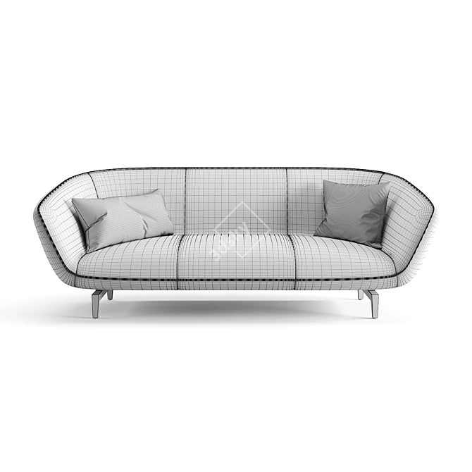 Modern Benedict Sofa RoveConcepts 3D model image 3