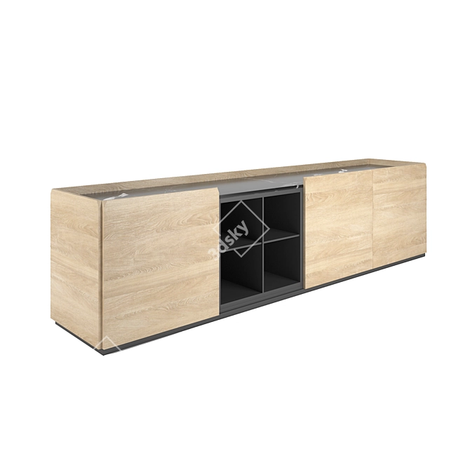 Contemporary TV Stand Pica by Bontempi Casa 3D model image 2