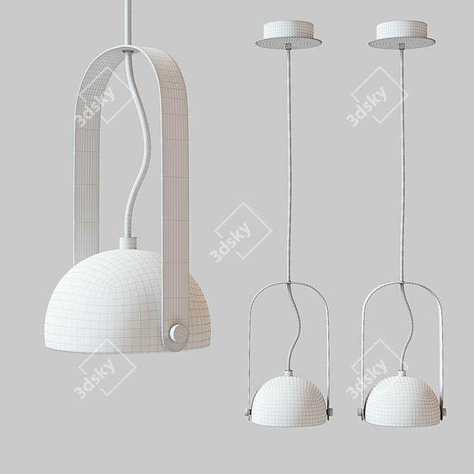 Hygge Pendant Lamp: Maytoni MOD047PL 3D model image 3