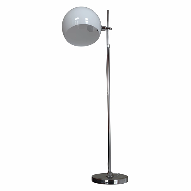 Modern Techno Floor Lamp 3D model image 2