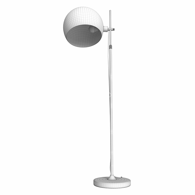 Modern Techno Floor Lamp 3D model image 3