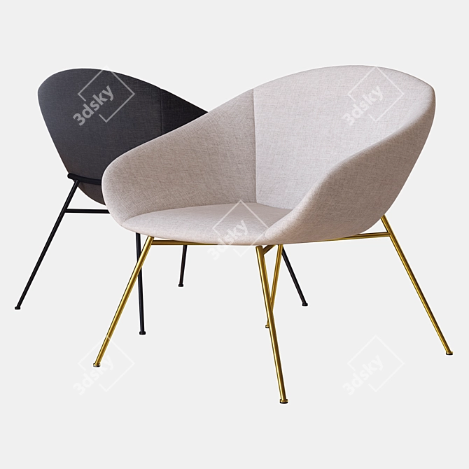 Soothing Love Armchair: Calligaris 3D model image 2
