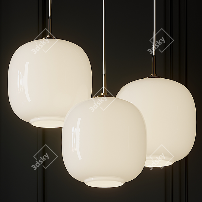 Elegant VL45 Radiohus Pendant | Louis Poulsen 3D model image 2