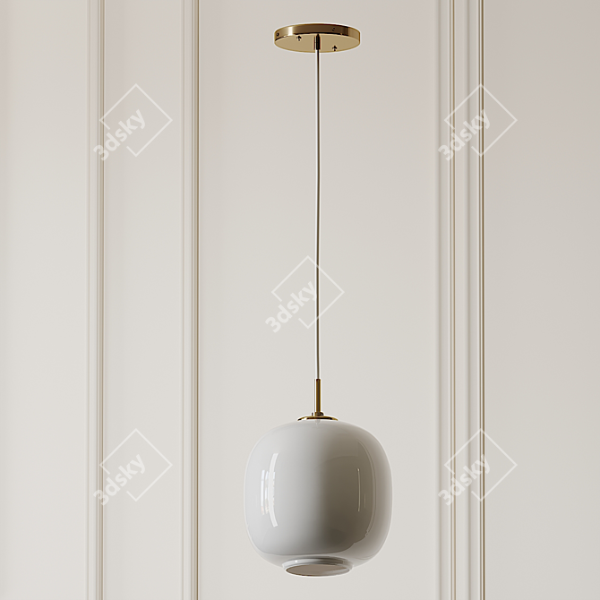 Elegant VL45 Radiohus Pendant | Louis Poulsen 3D model image 3