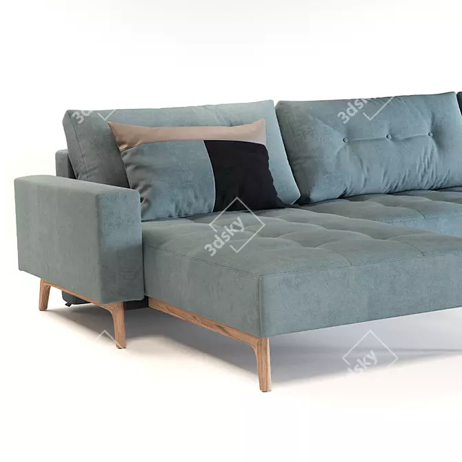 Idun Angular - Futuristic Double Sofa Bed 3D model image 2