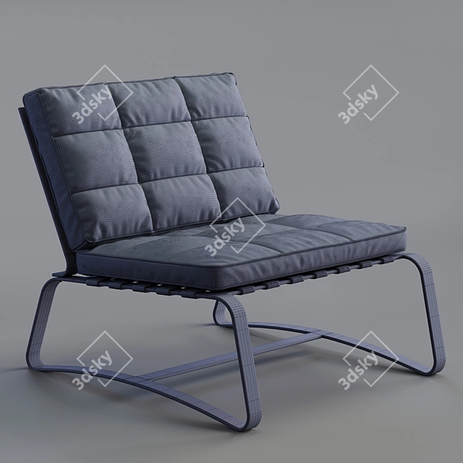 Luxurious Minotti Delaunay Quilt 3D model image 3