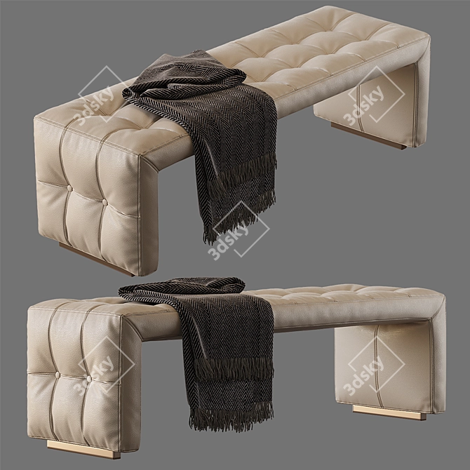 Elegant Porada Scarlett Sofa 3D model image 1