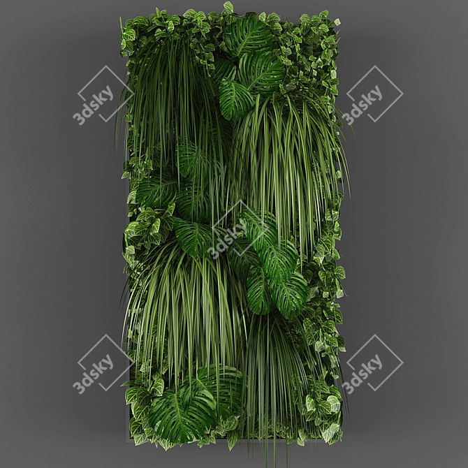 Polys Vertical Garden: Green Your Space! 3D model image 1