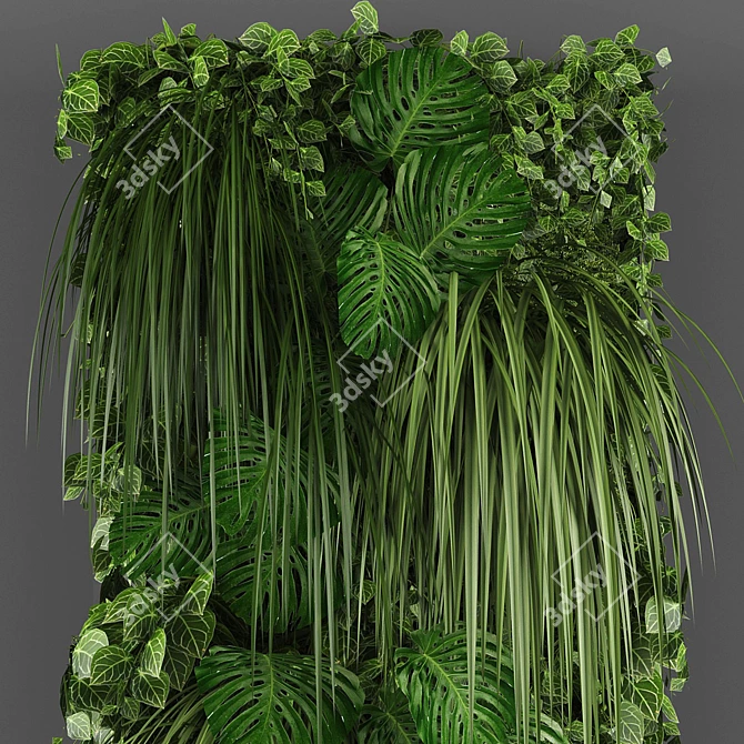 Polys Vertical Garden: Green Your Space! 3D model image 3