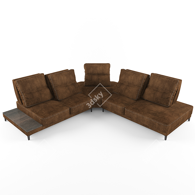 Elegant Sofa Senstor by Mebel-7ja 3D model image 3