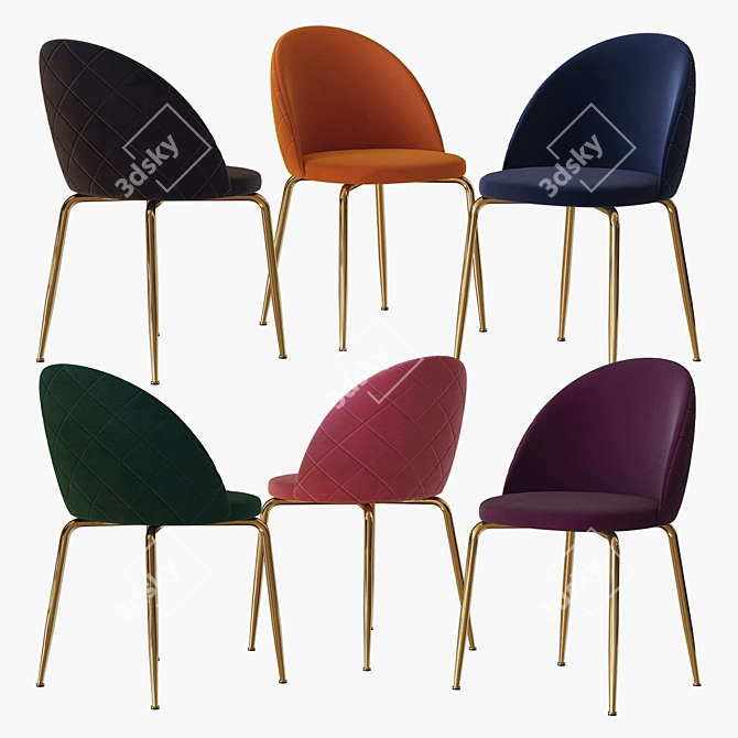 Heather Chair: Cult Furniture 3D model image 1