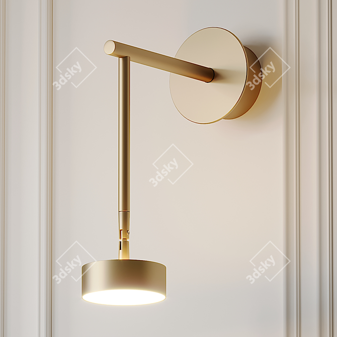 Softspot Wall Sconce: Contemporary Elegance for Your Space 3D model image 2