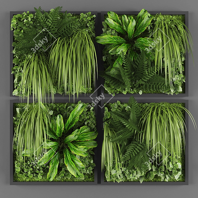 Versatile Vertical 016 Garden 3D model image 1