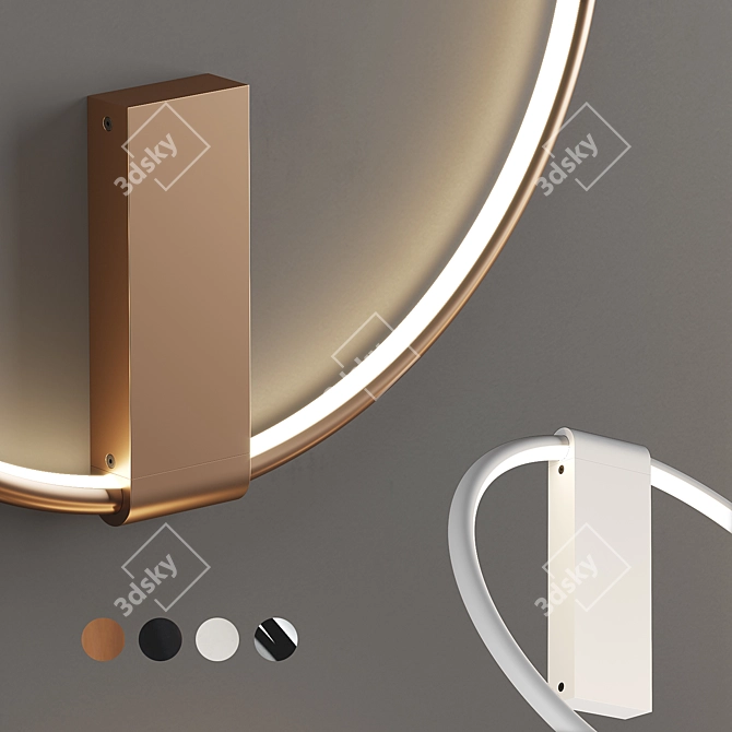 Elegant Egoluce Wall Lights - Illuminate your space 3D model image 3