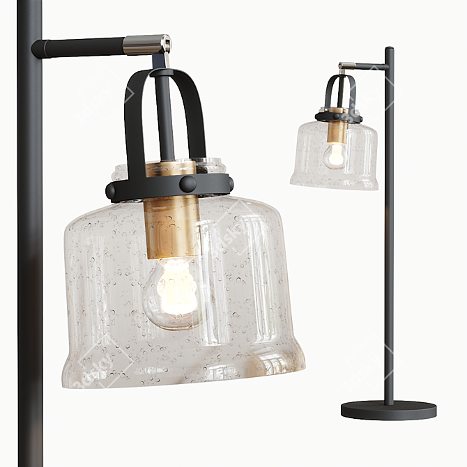 Elegant Walter Table Lamp 3D model image 1